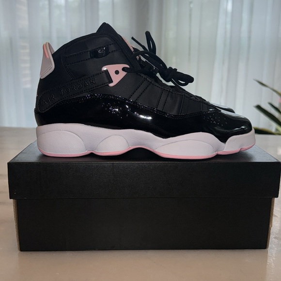 Jordan 6 Rings (GS) Pink, White and Black - Picture 5 of 7